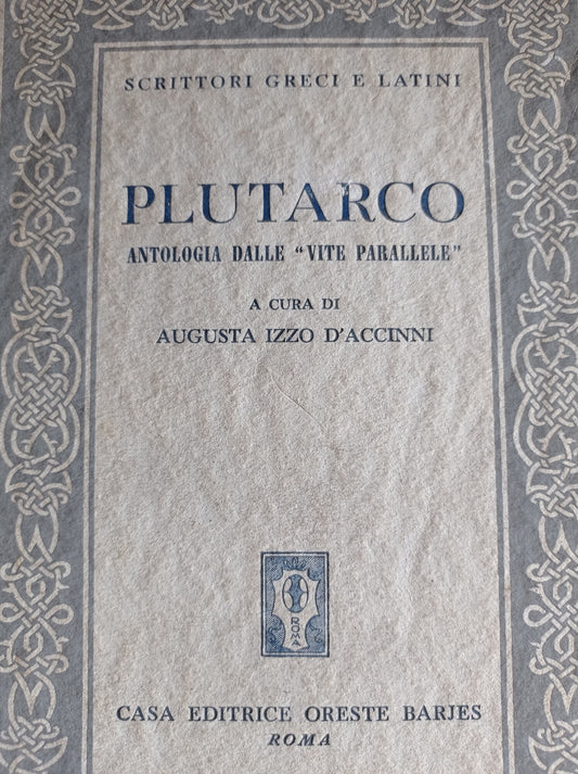 Antologia dalle "vite parallele" - copertina