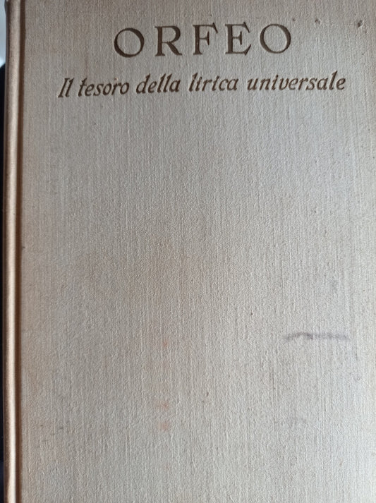 Il tesoro della lirica universale - copertina