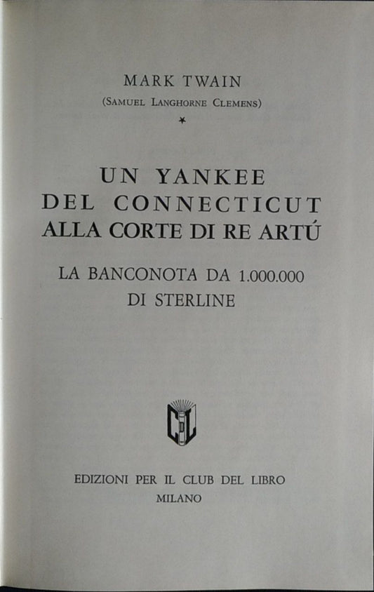 Un Yankee del Connecticut alla corte di Re Artù - copertina