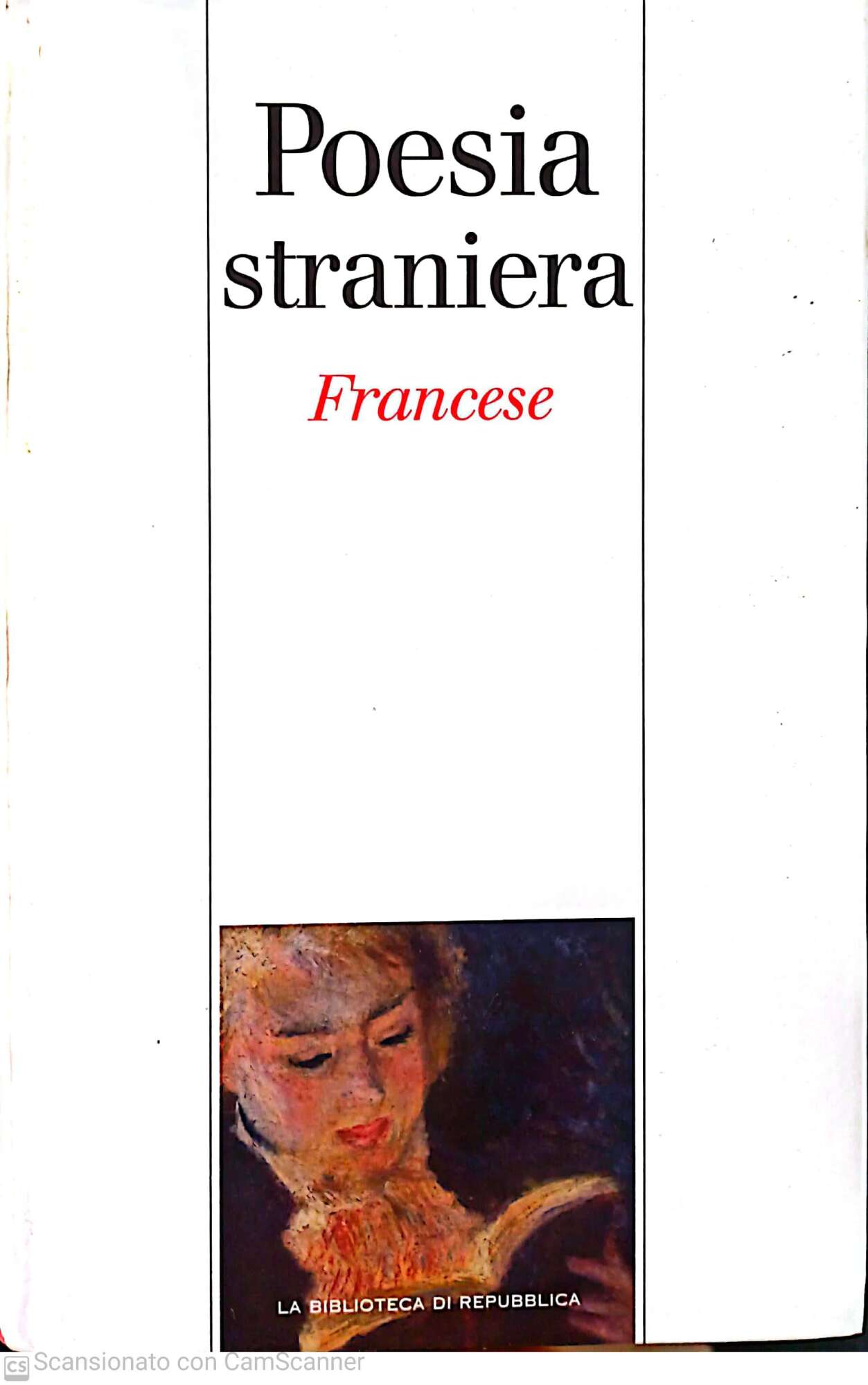 Poesia straniera francese - copertina