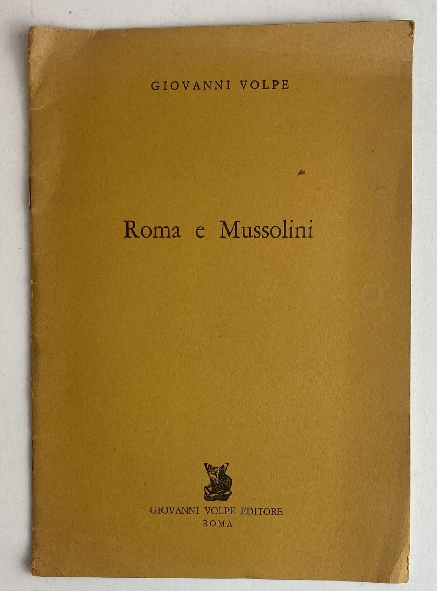 Roma e Mussolini - copertina