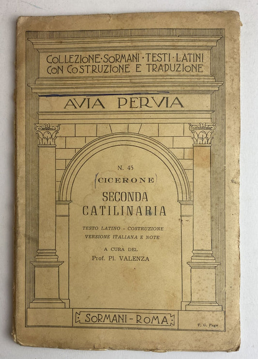 Seconda Catalinaria - copertina