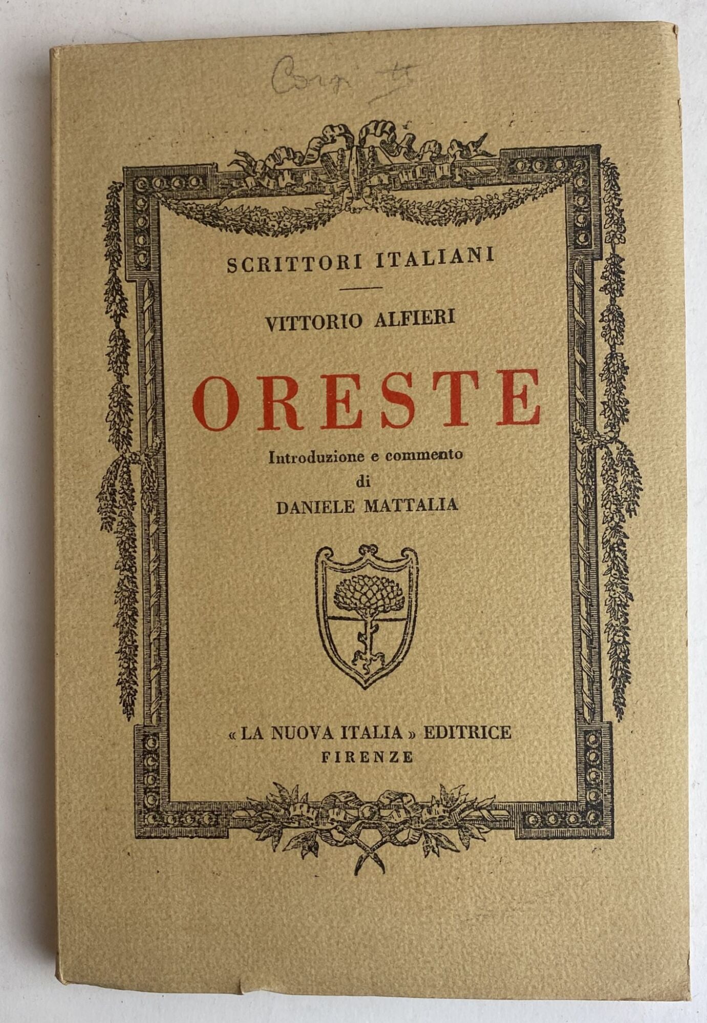 Oreste - copertina