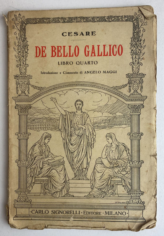 De bello gallico. Libro quarto - copertina
