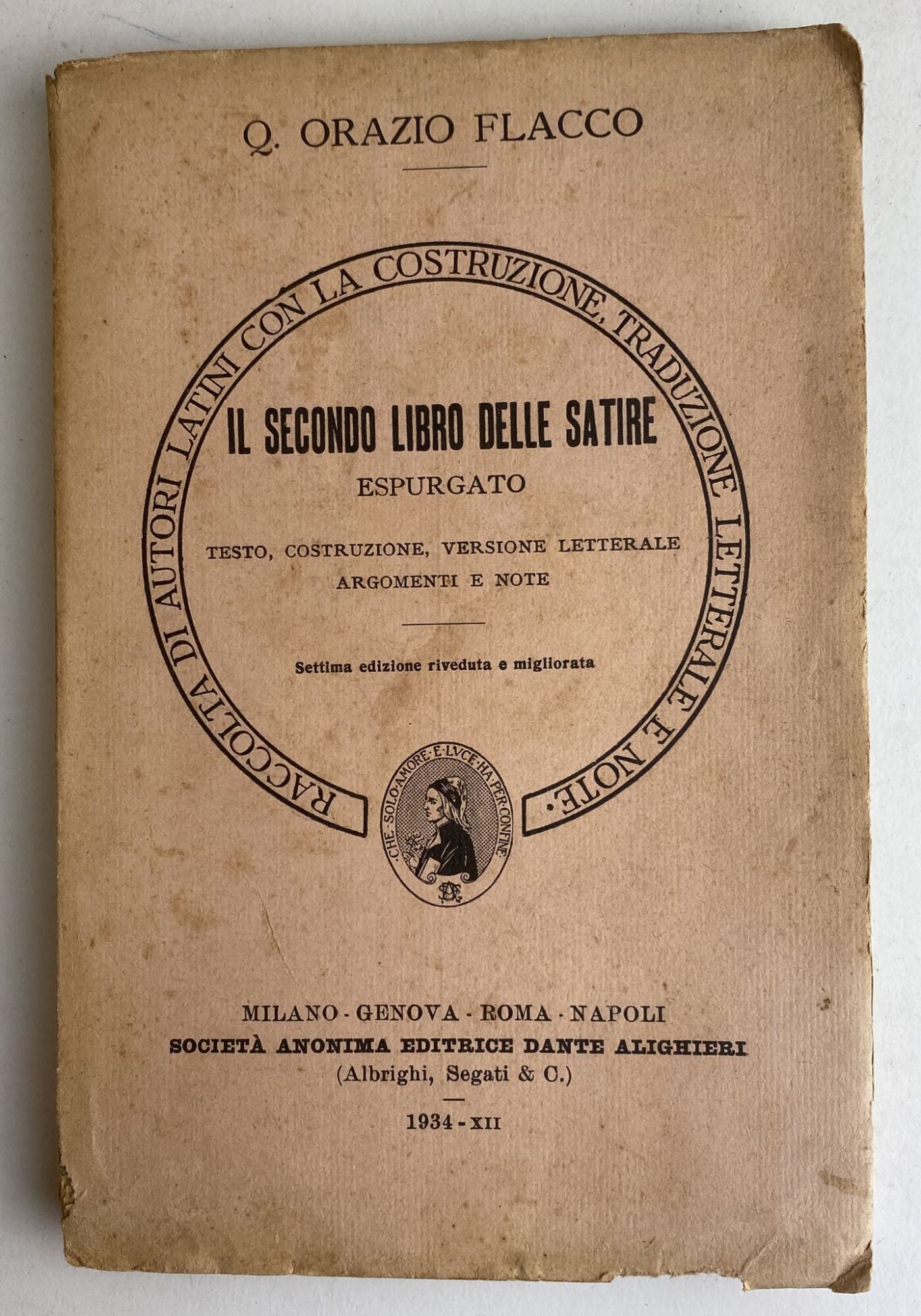 Il secondo libro delle Satire. Espurgato - copertina