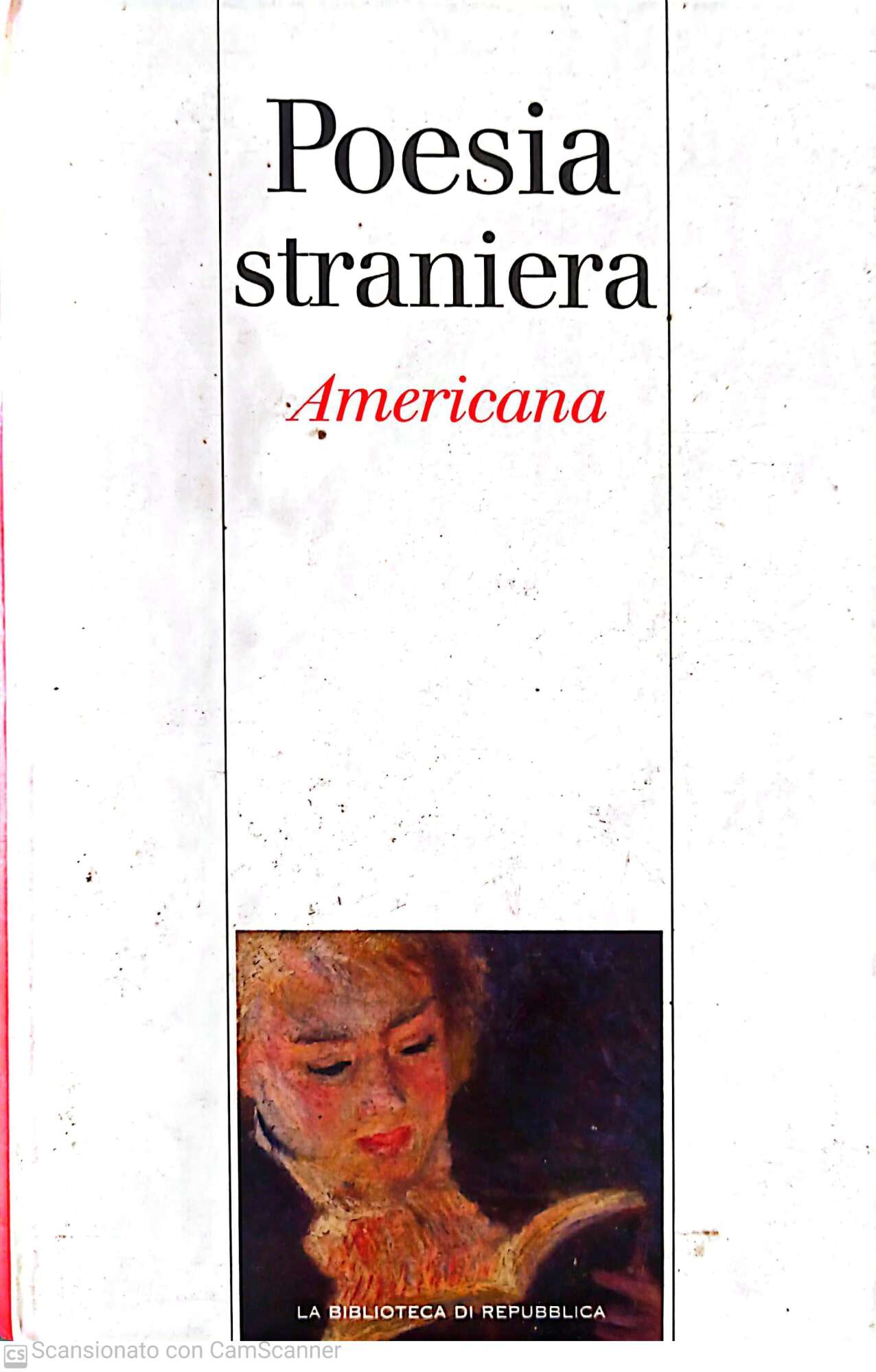 Poesia straniera americana - copertina