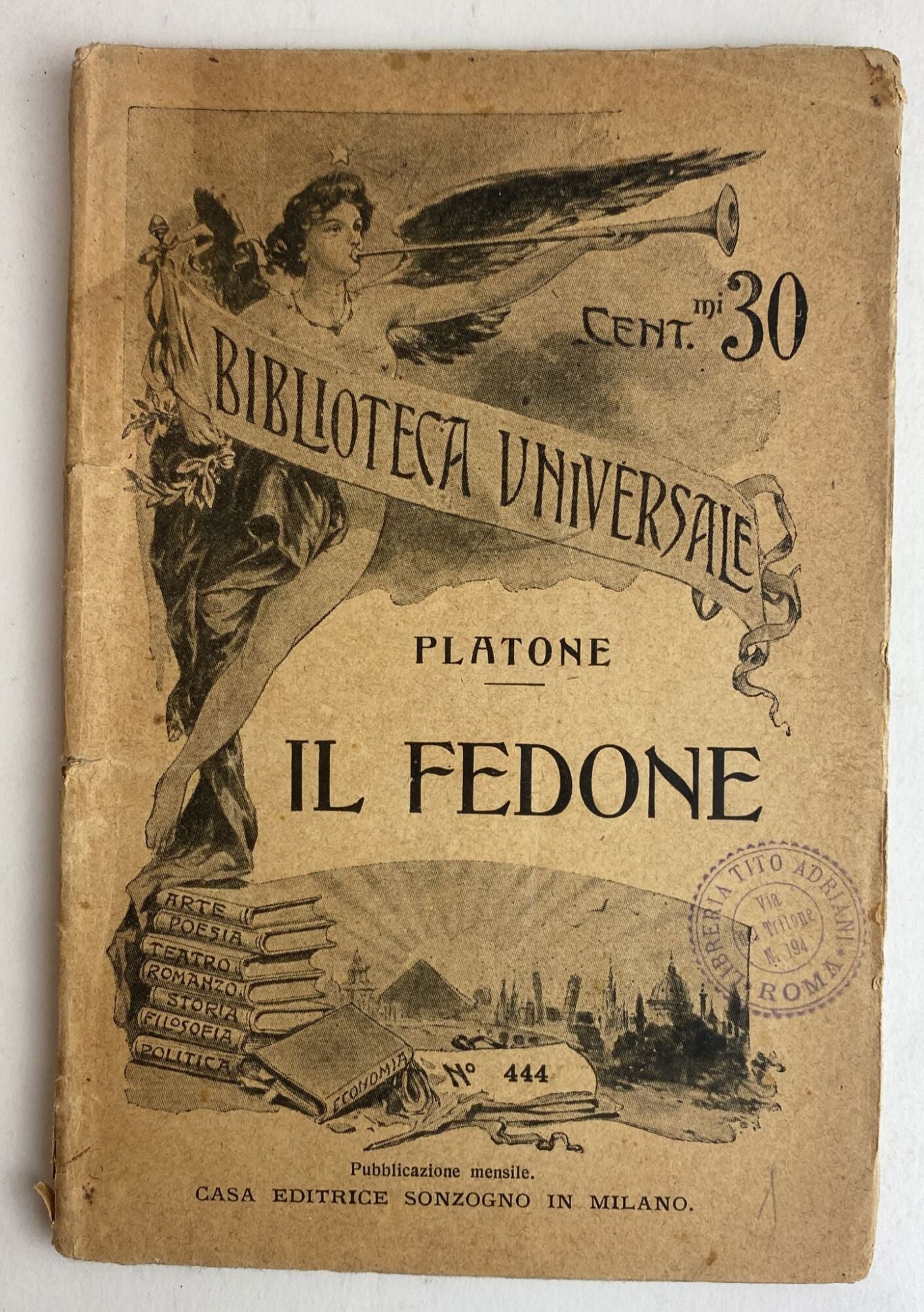 Il Fedone - copertina