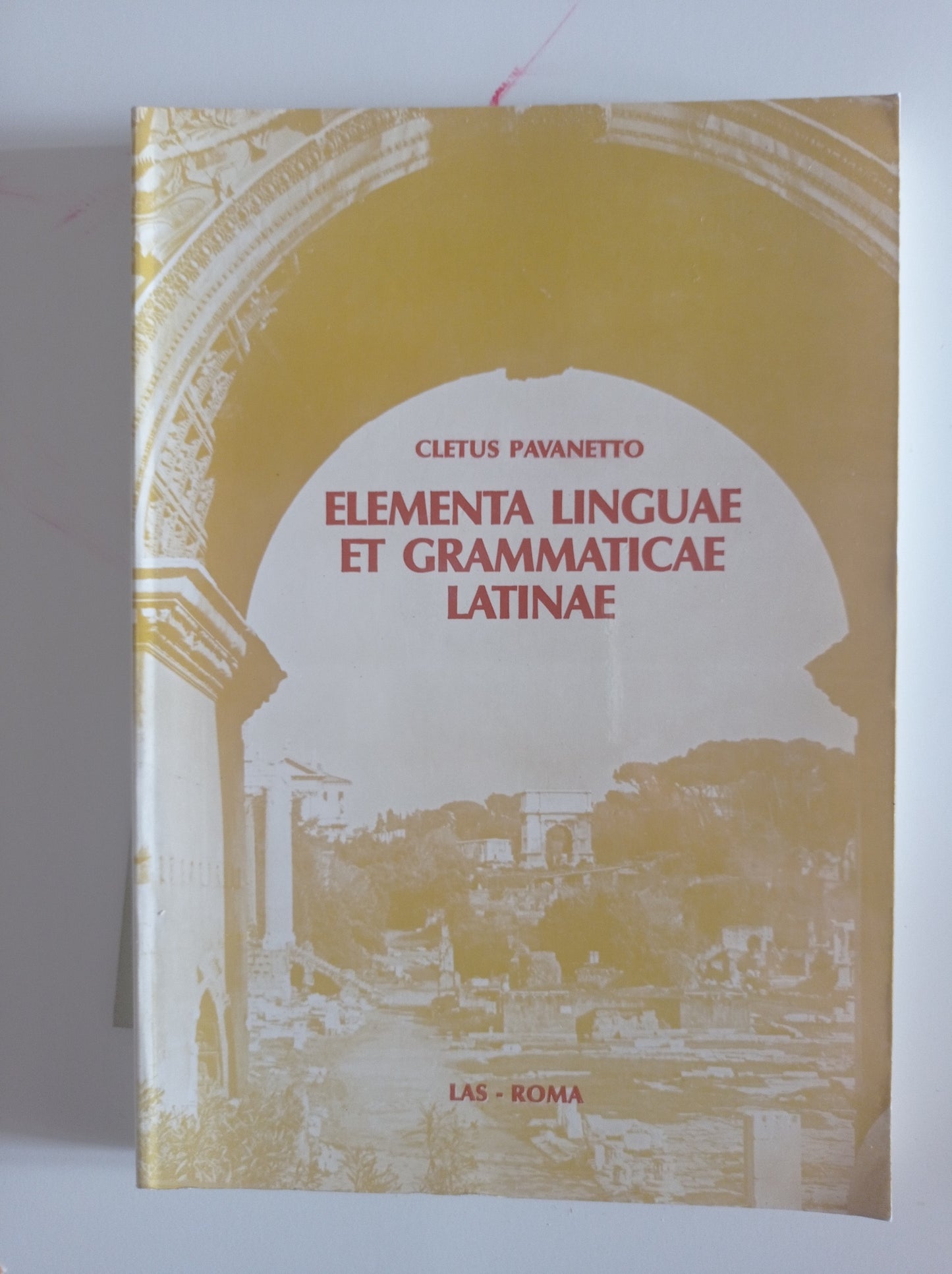 Elementa linguae et grammaticae latinae - copertina