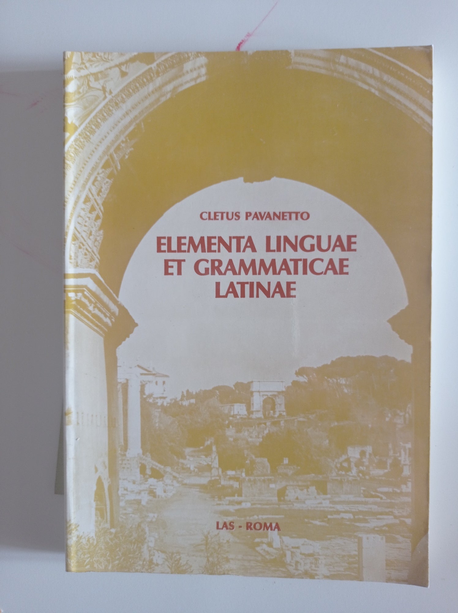 Elementa linguae et grammaticae latinae - copertina