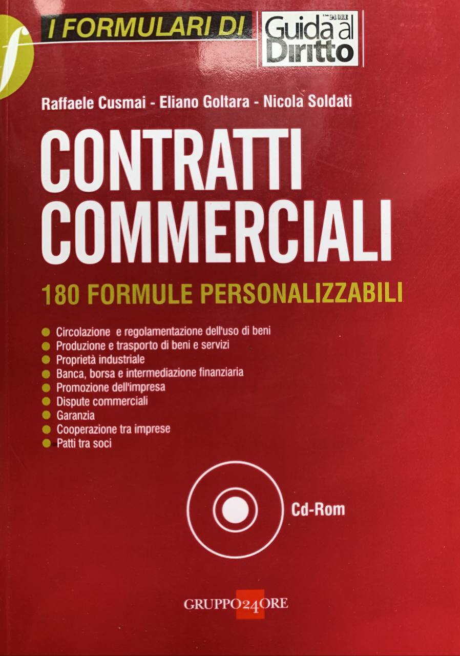 Contratti commerciali - copertina