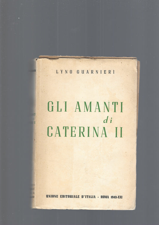 GLI AMANTI DI CATERINA II - copertina