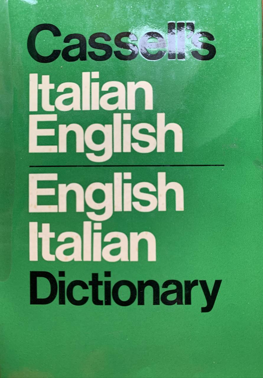 Italian-English, English-Italian Dictionary - copertina