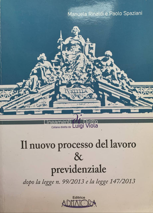 Il nuovo processo del lavoro & previdenziale. Dopo la legge n°99/2013 e la legge n°147/2013 - copertina