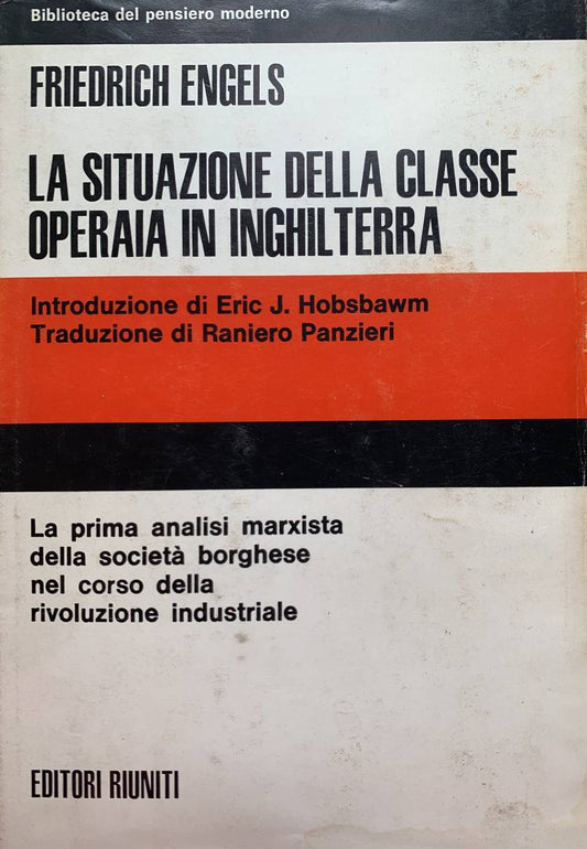 La situazione della classe operaia in Inghilterra - copertina