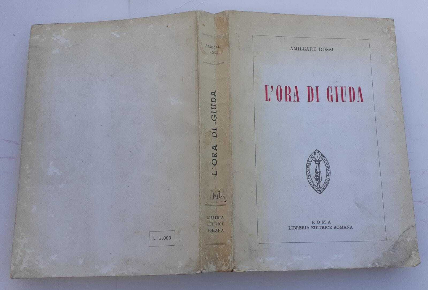 L'ora di Giuda - copertina