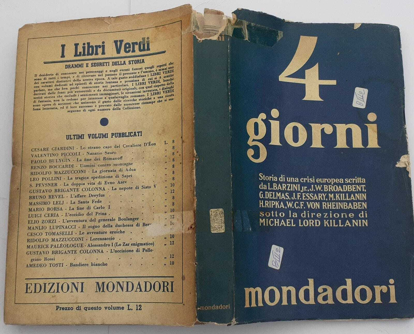 Quattro giorni. Storia di una crisi europea - copertina