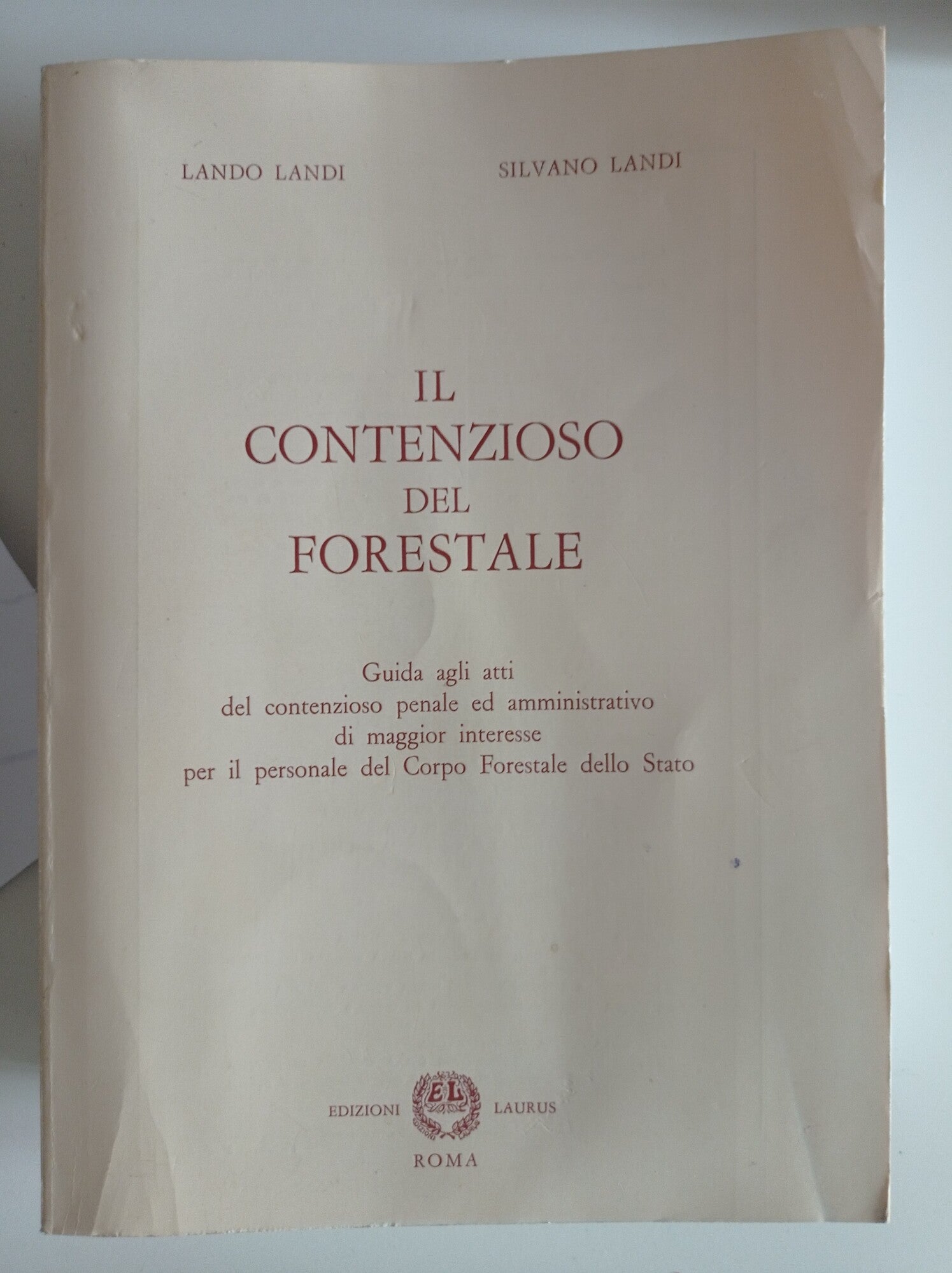 Il contenzioso del forestale - copertina