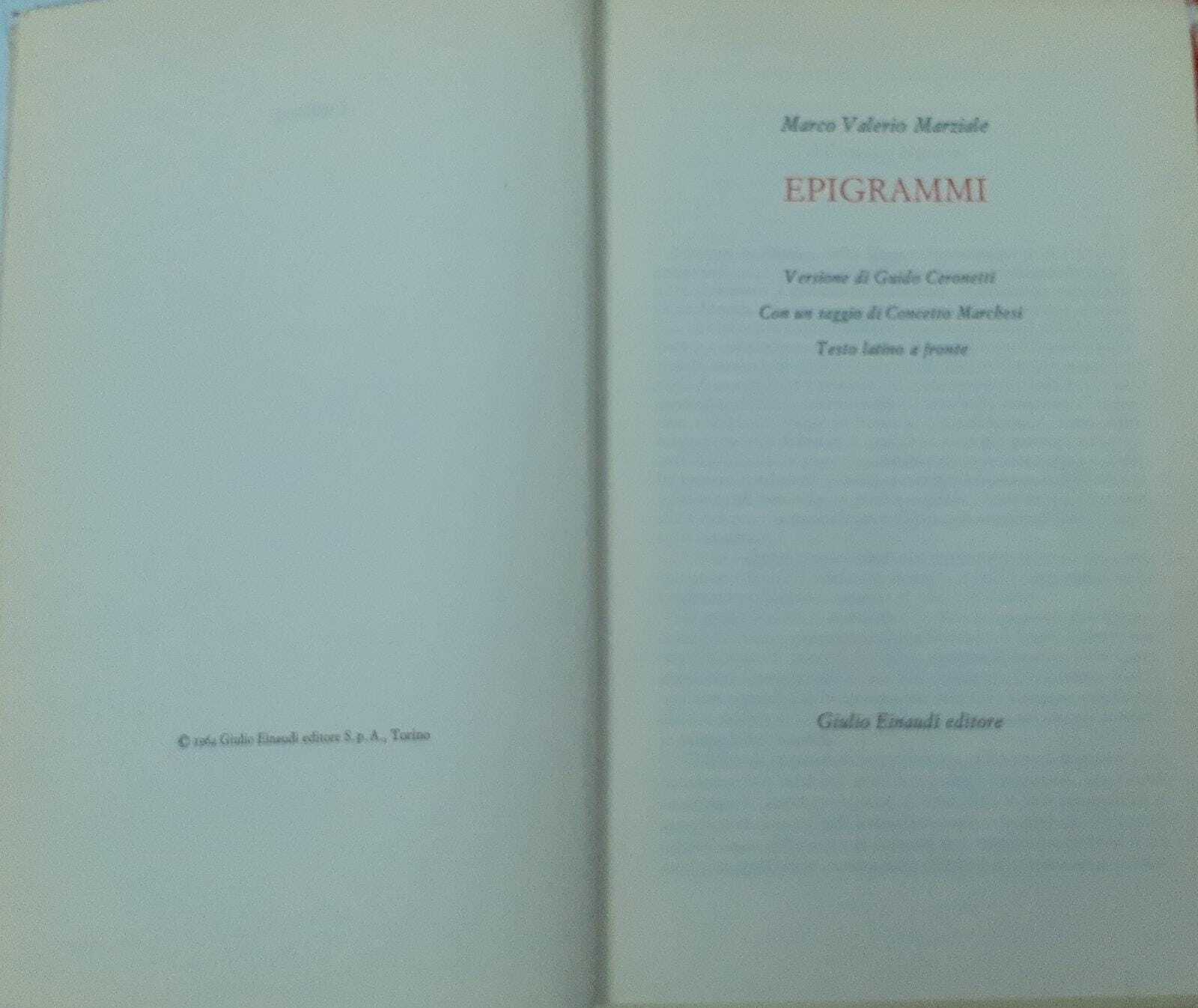 Epigrammi - copertina