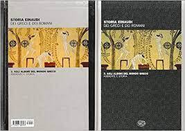 Storia Einaudi dei Greci e dei Romani, n. 3. Agli albori del mondo greco - copertina