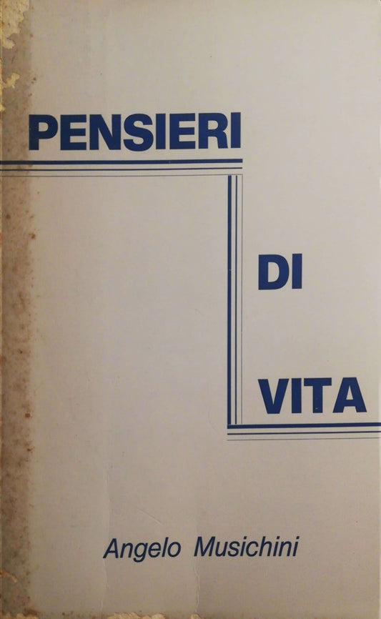 Pensieri di vita - copertina