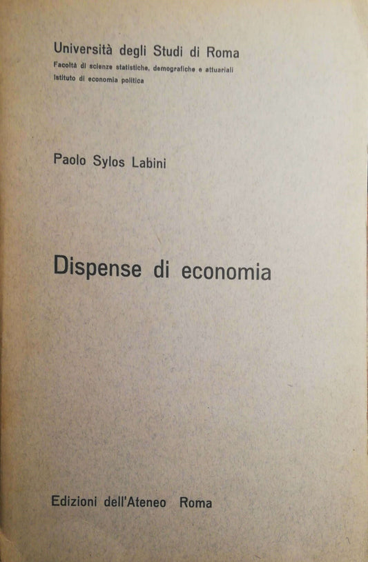 Dispense di economia - copertina