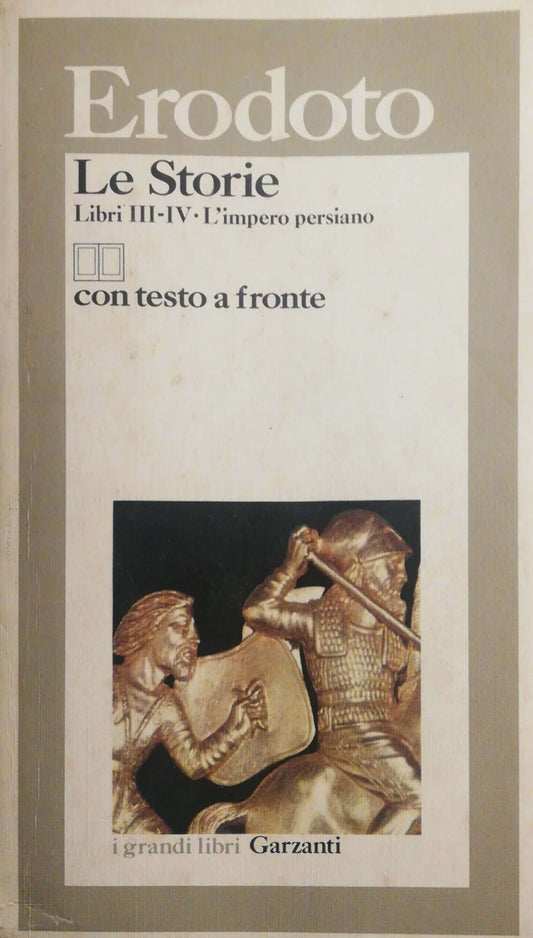 Le Storie. Libri III-IV, L'impero persiano - copertina