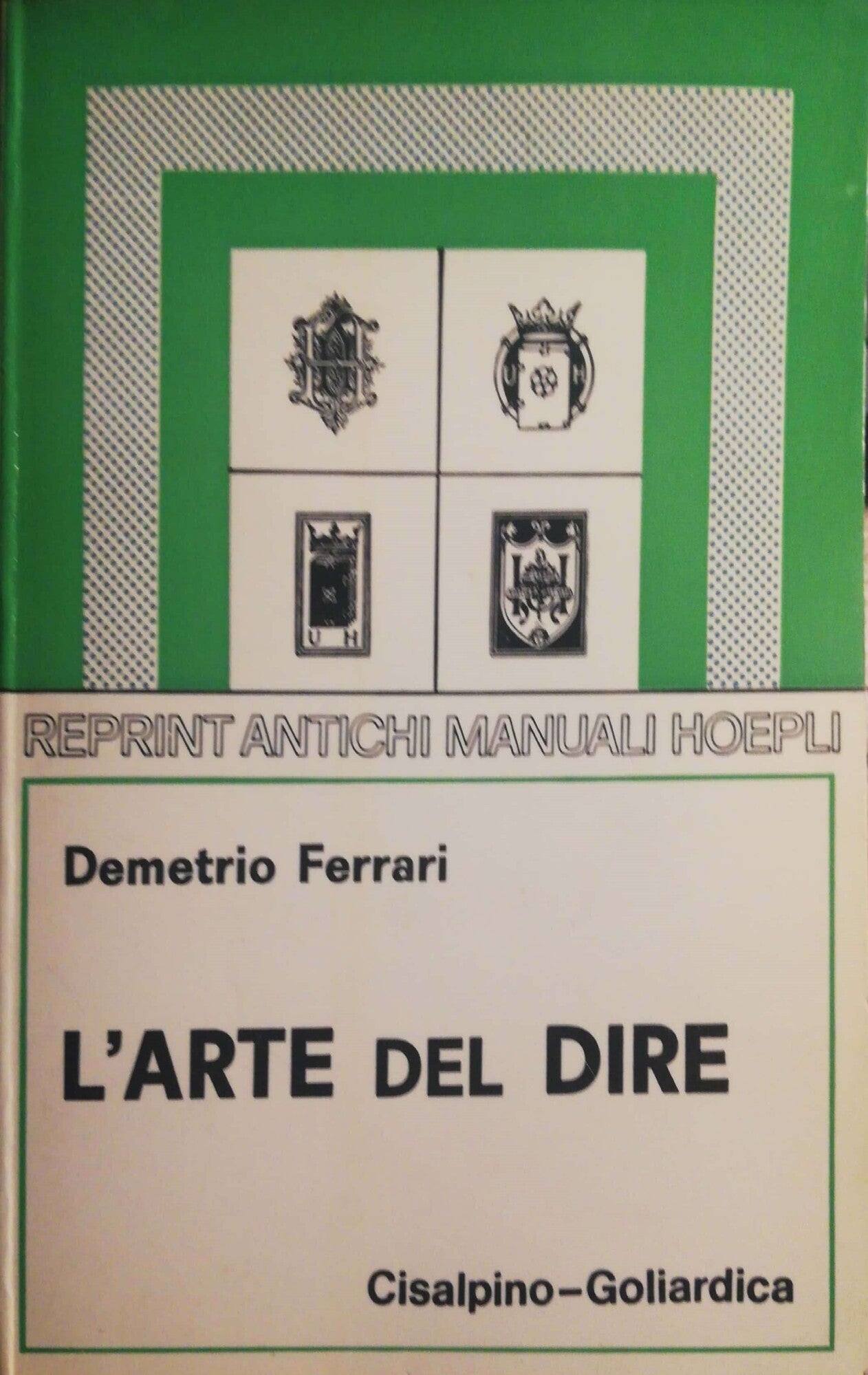 L'arte del dire - copertina