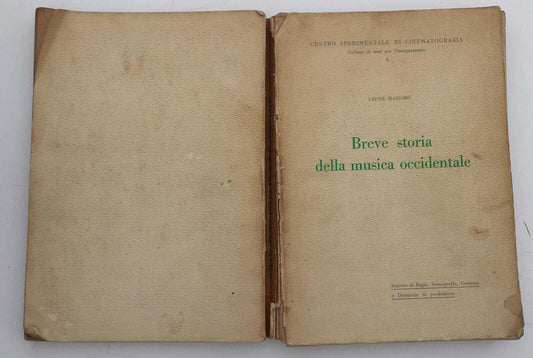 Breve storia della musica occidentale - copertina