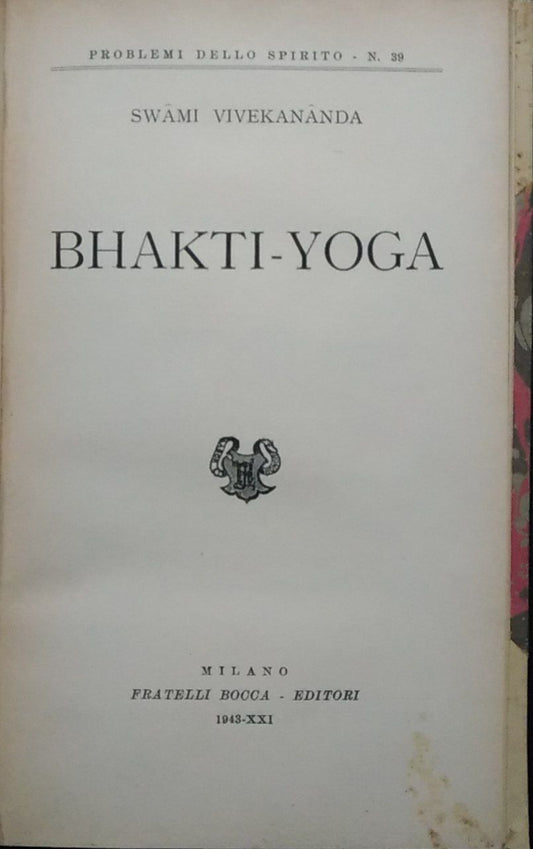 Bhakti-yoga - copertina