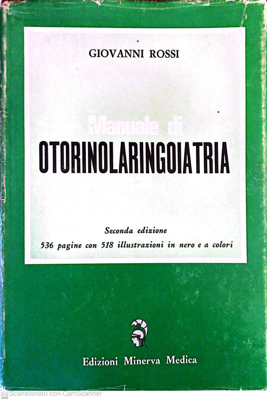 Manuale di Otorinolaringoiatria - copertina