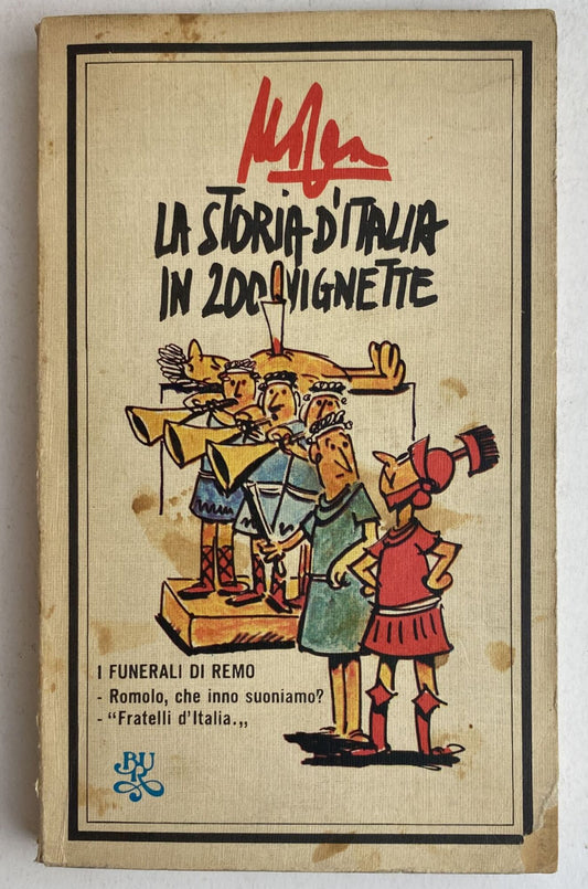La storia d'Italia in 200 vignette - copertina