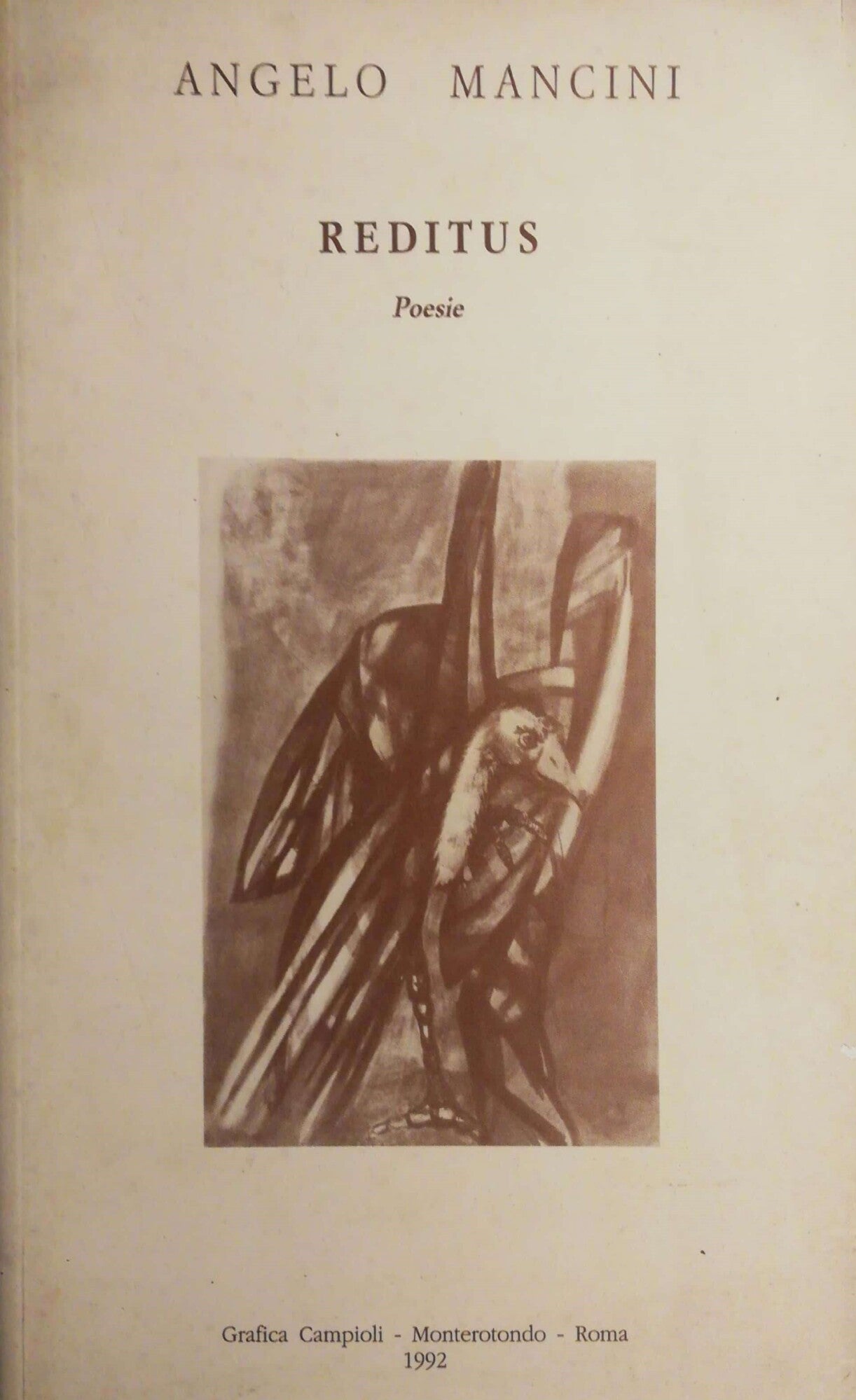 Reditus, poesie - copertina