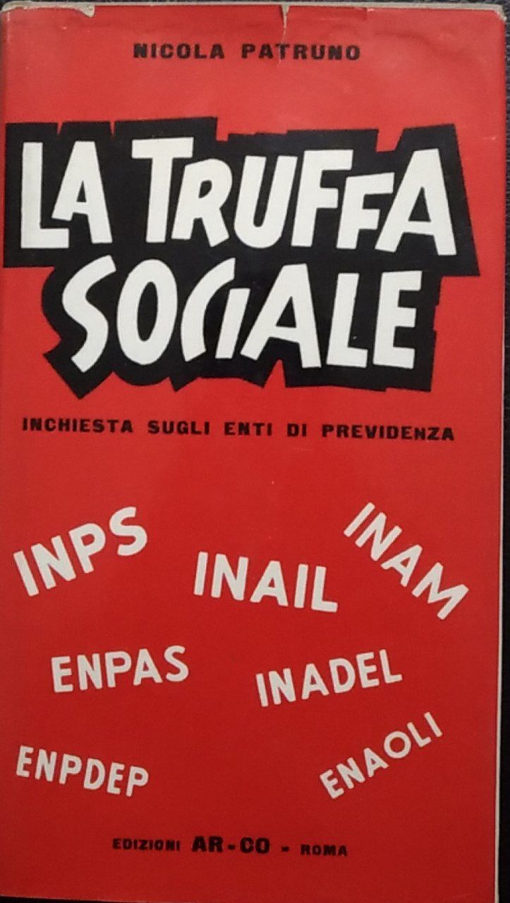 La truffa sociale - copertina
