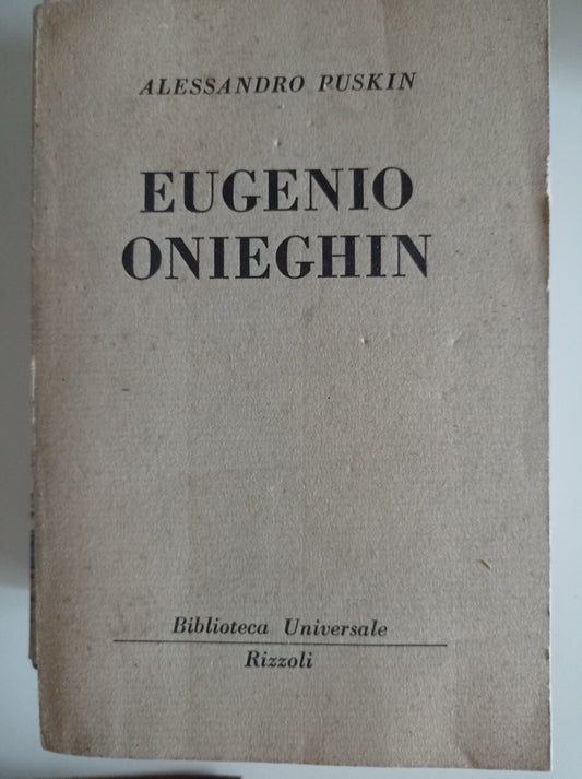 Eugenio Onieghin - copertina