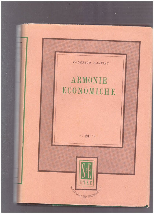 ARMONIE ECONOMICHE - copertina