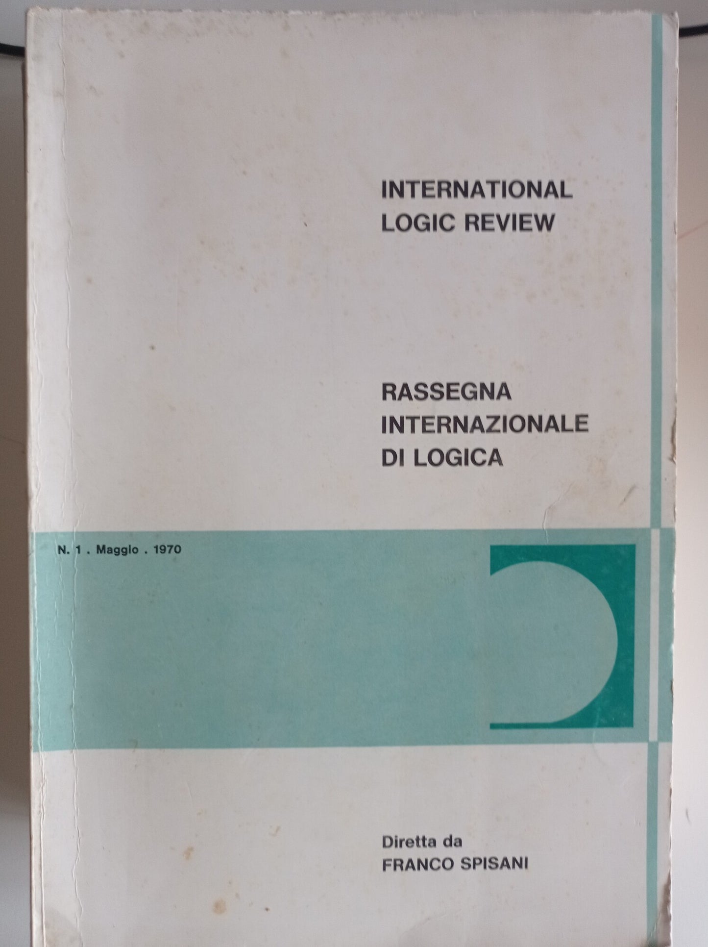 Rassegna internazionale di logica - copertina