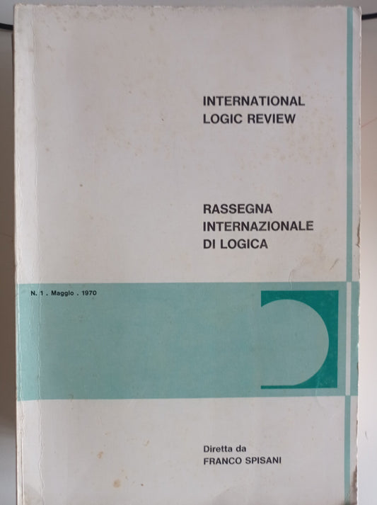 Rassegna internazionale di logica - copertina