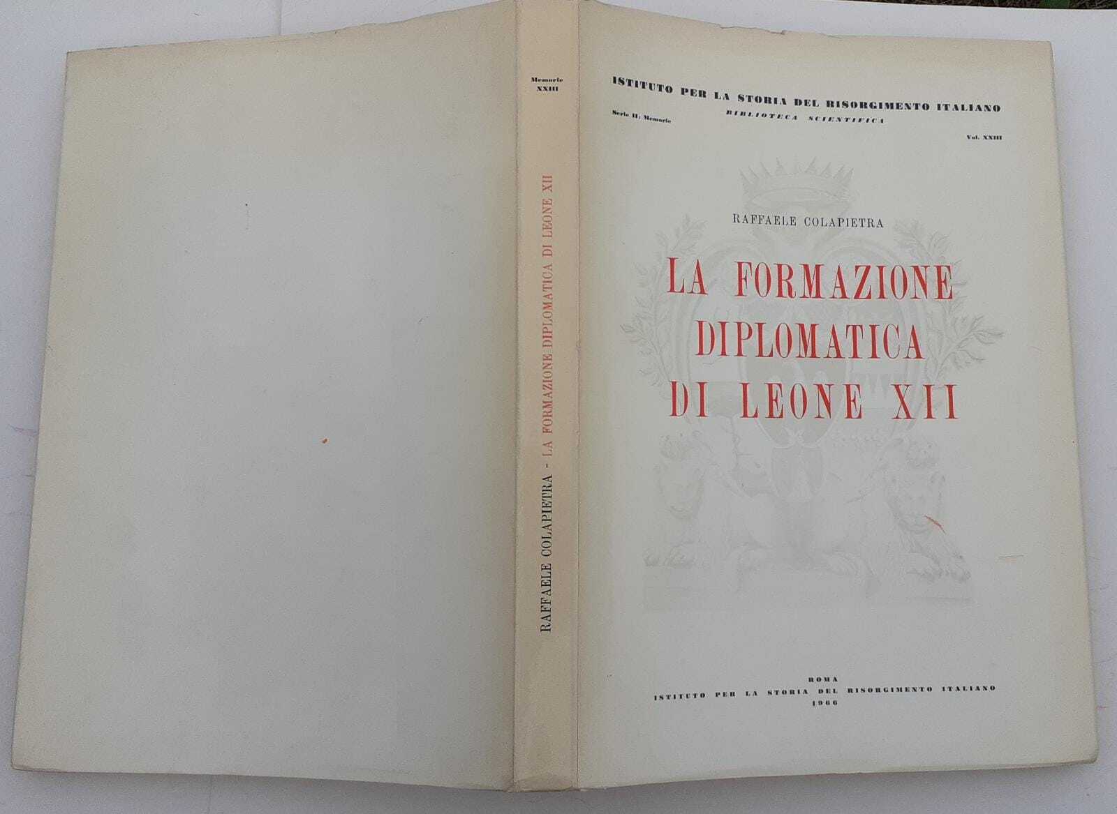 La formazione diplomatica di Leone XII - copertina