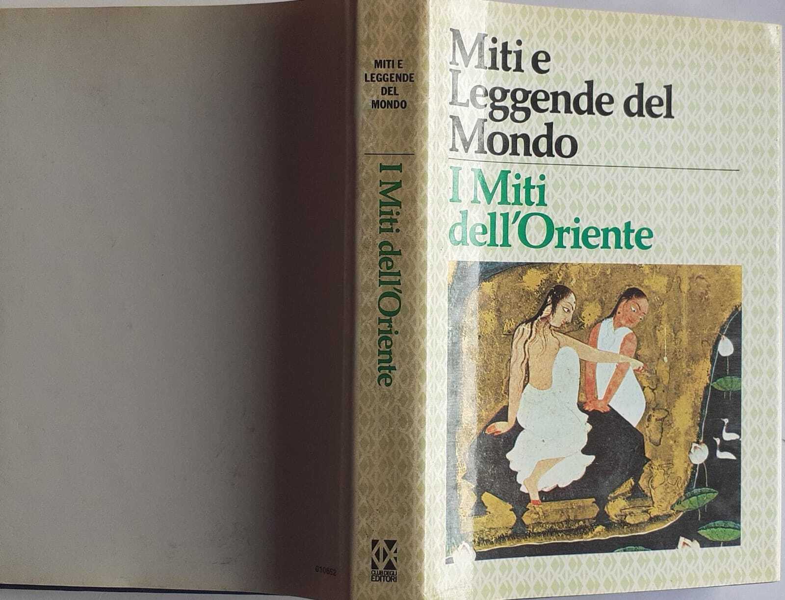 I miti dell'oriente - copertina