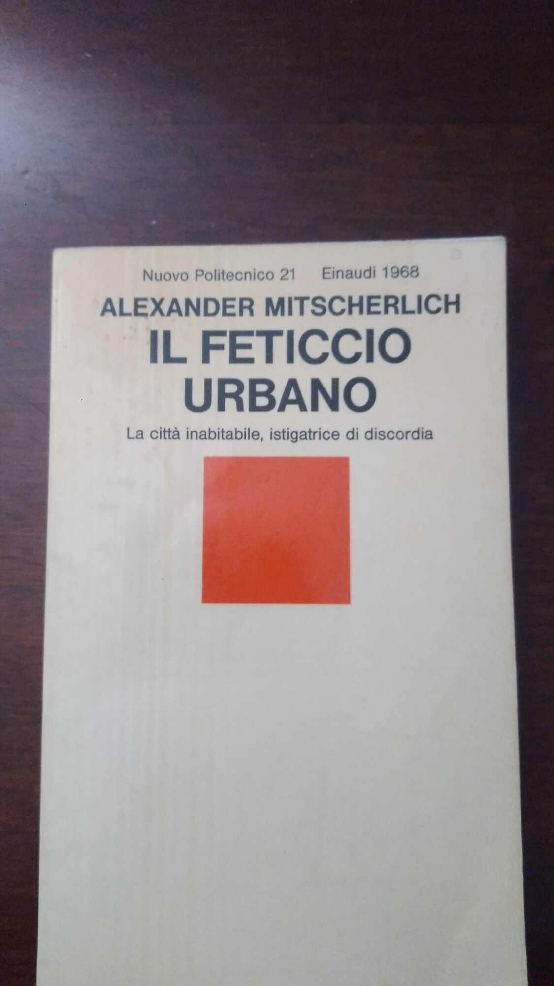 Il feticcio urbano - copertina