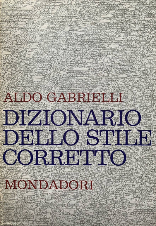 Dizionario dello stile corretto - copertina
