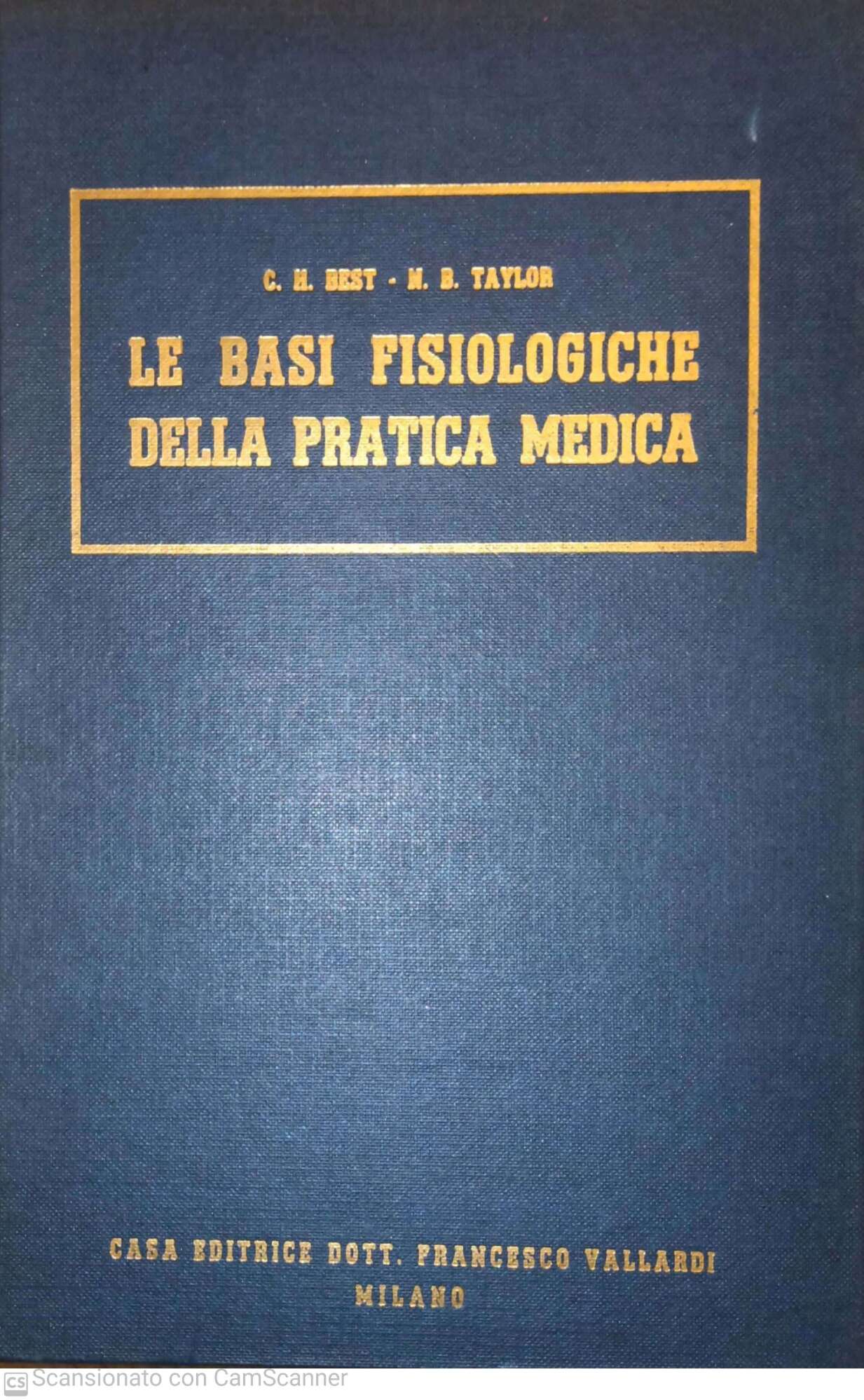 Le basi fisiologiche della pratica medica - copertina