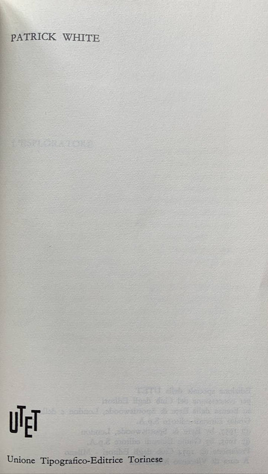 L'esploratore - copertina