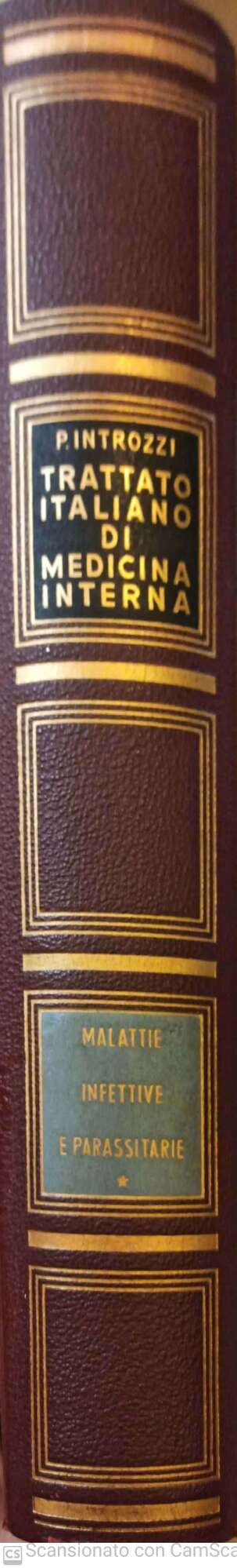 Trattato italiano di medicina interna. Parte quarta. Malattie infettive e parassitarie - copertina
