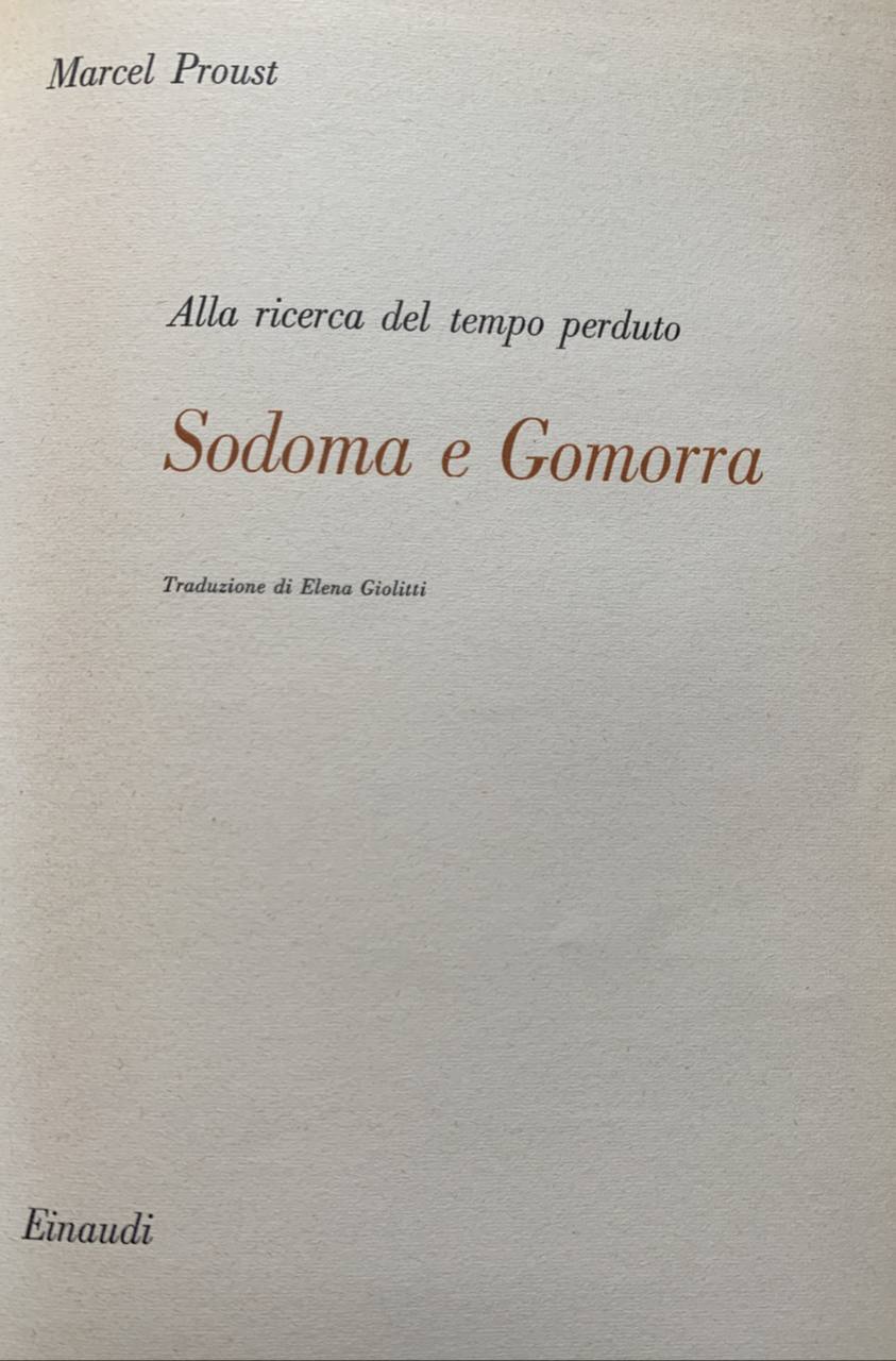 Sodoma e Gomorra - copertina