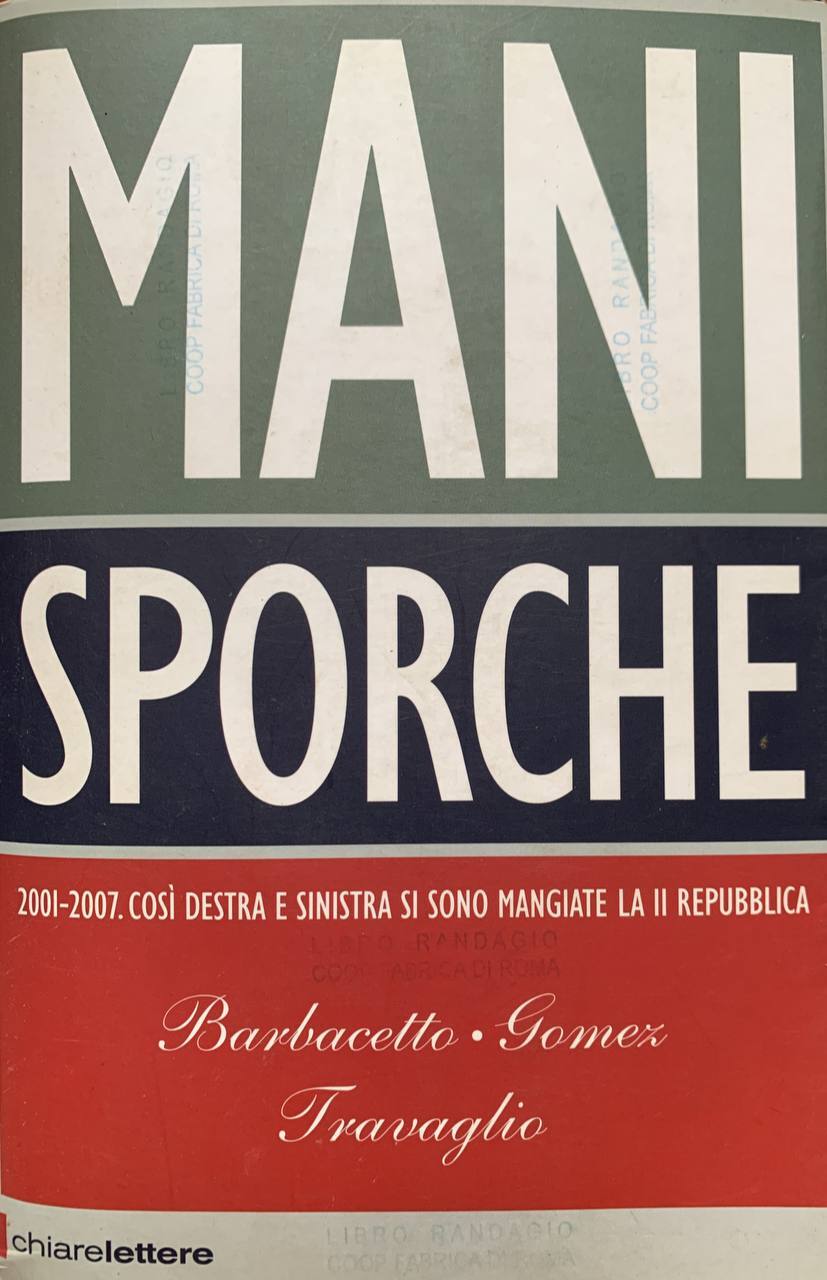 Mani sporche - copertina