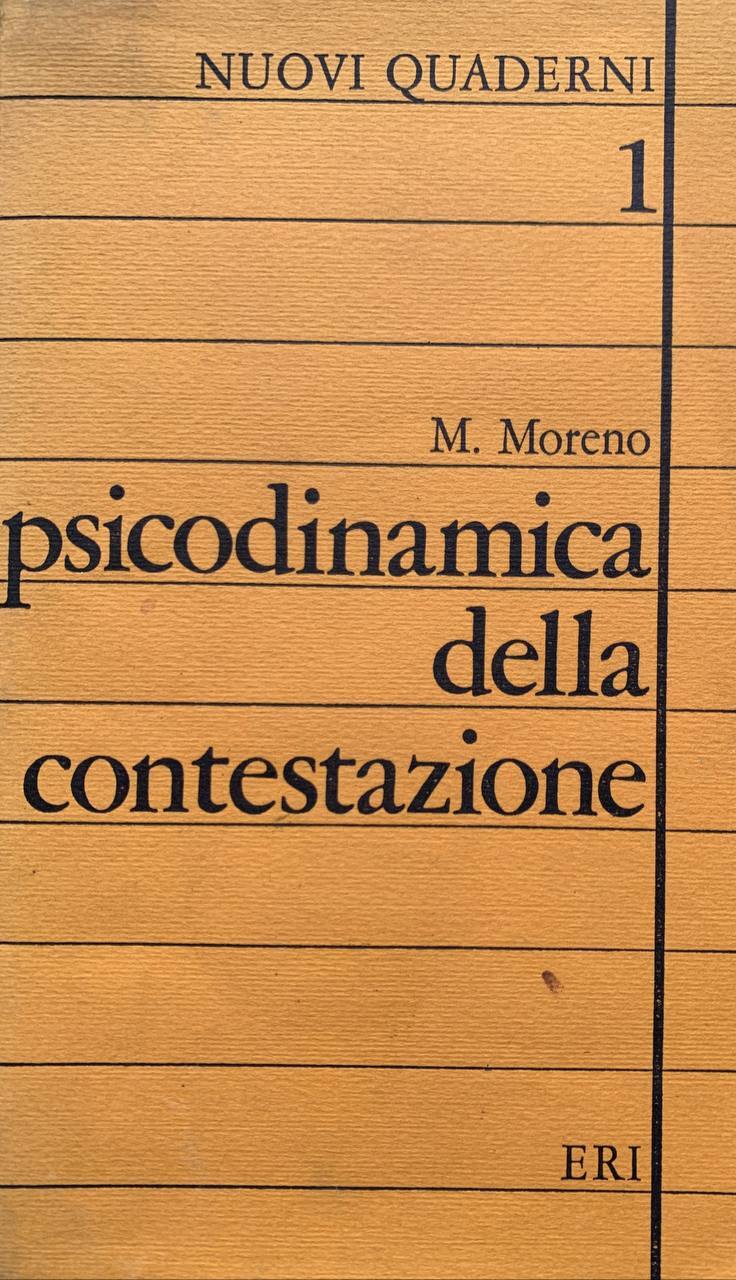 Psicodinamica della contestazione - copertina