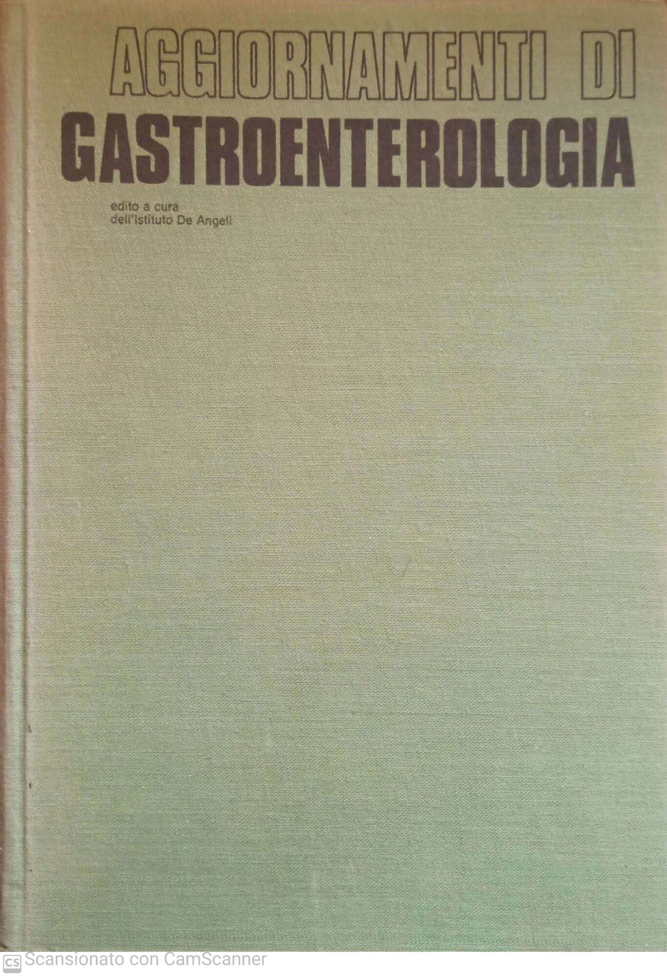 Aggiornamenti di gastroenterologia. Prospettive della Gastroenterologia nell'ambito della medicina interna - copertina