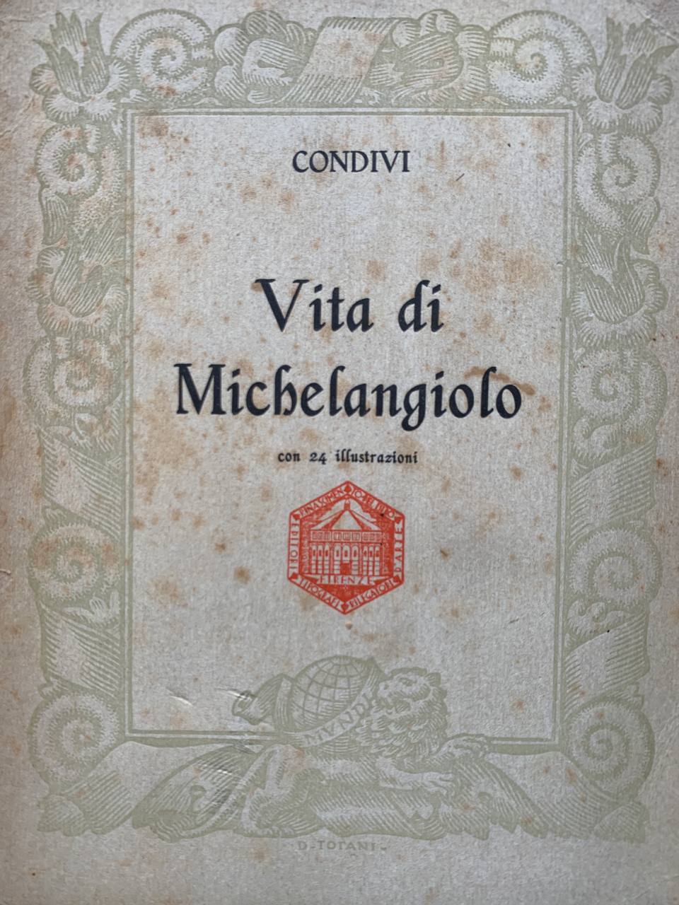 Vita di Michelangelo - copertina
