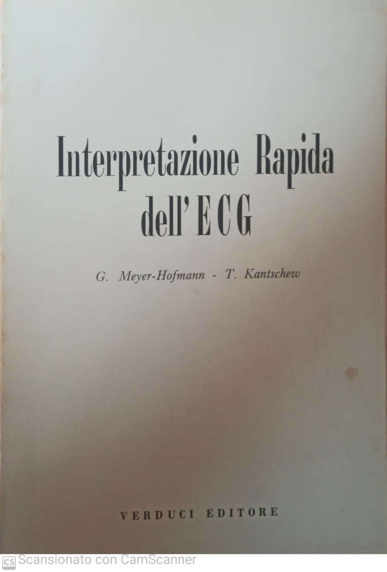 Interpretazione rapida dell' ecg - copertina